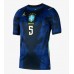 Pánské fotbalový oblečení Brazílie Casemiro #5 Venkovní košile MS 2026 Krátkým Rukávem